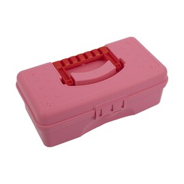 Коробка пластик для шв.принадл. GAMMA пластик. 23,5*12,5*8 см цв.розовый
